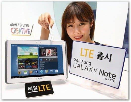 Samsung Galaxy Note 10.1 erhält LTE-Version, nur in Korea