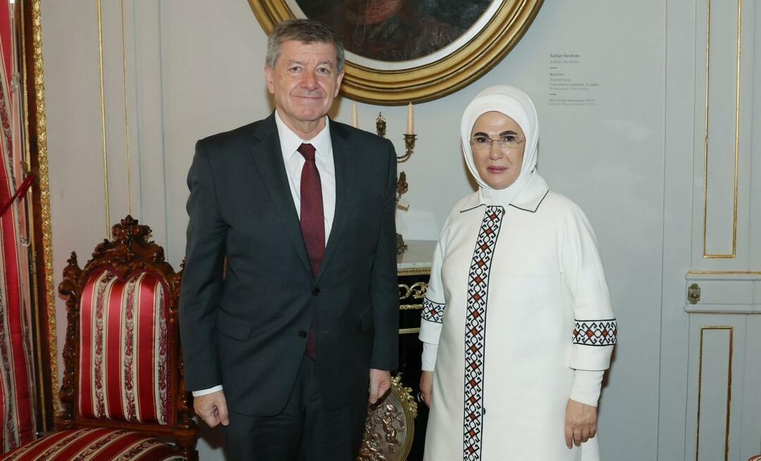 First Lady Erdoğan traf sich mit dem stellvertretenden Generalsekretär der Vereinten Nationen!