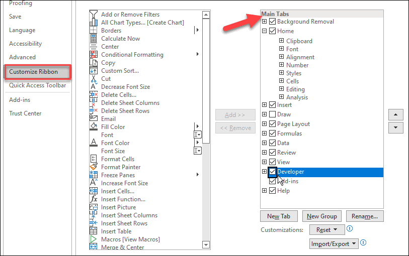 Fügen Sie ein Kontrollkästchen in Microsoft Excel ein