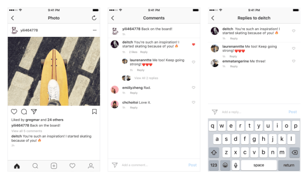 Instagram wird in den kommenden Wochen Kommentare zu iOS und Android veröffentlichen.