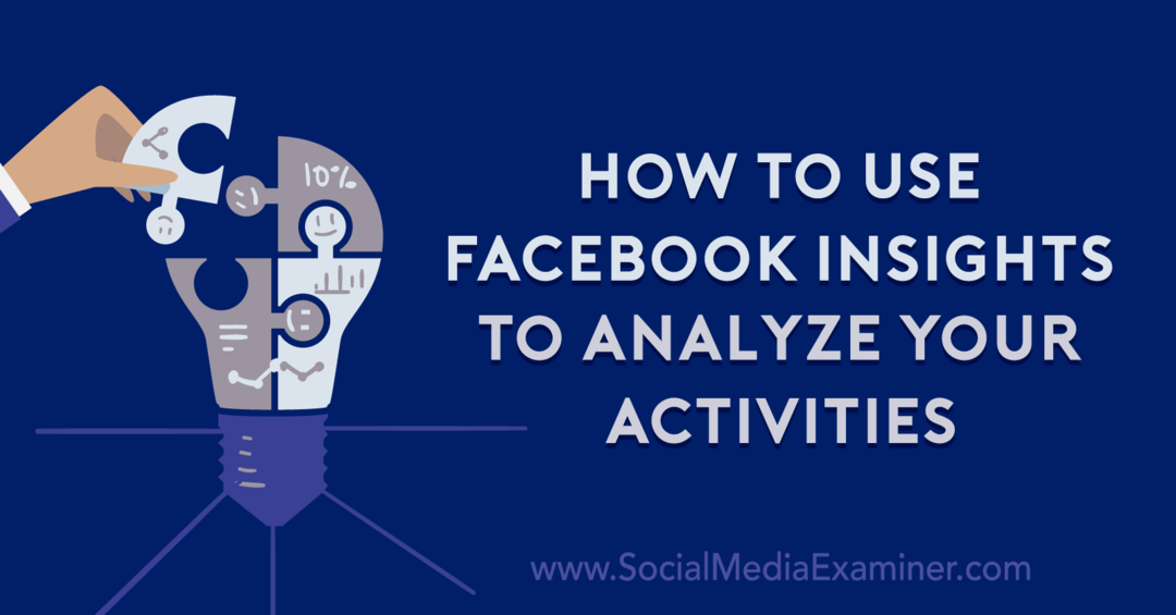 So verwenden Sie Facebook Insights, um Ihre Aktivitäten zu analysieren: Social Media Examiner