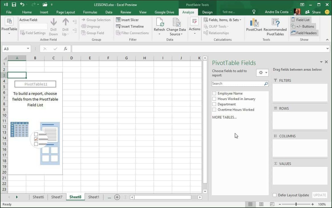 So erstellen Sie eine Pivot-Tabelle in Microsoft Excel