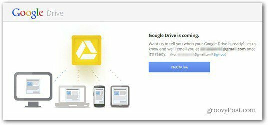 Google Drive nicht bereit