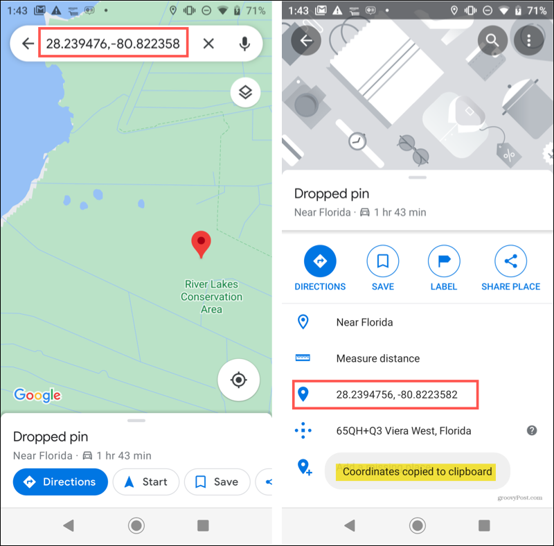 Android Drop Pin in Google Maps