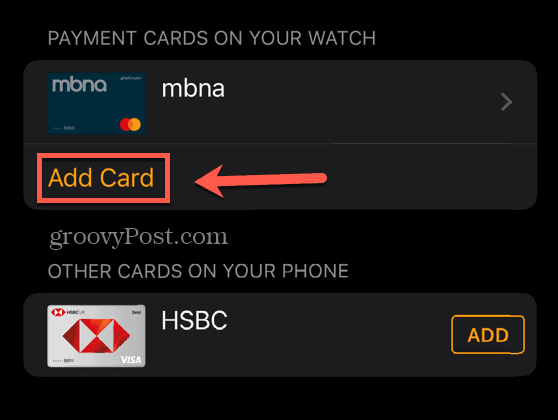 Apple Pay neue Karte hinzufügen