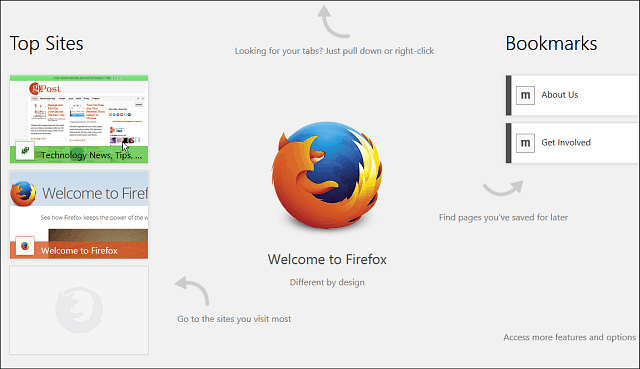 Firefox für Windows 8 Touch Beta für öffentliche Tests verfügbar