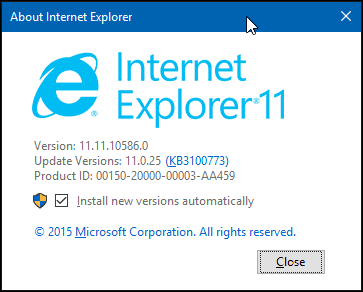 Microsoft beendet die Unterstützung für alte Versionen von Internet Explorer