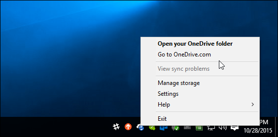 2 OneDrive-Taskleiste