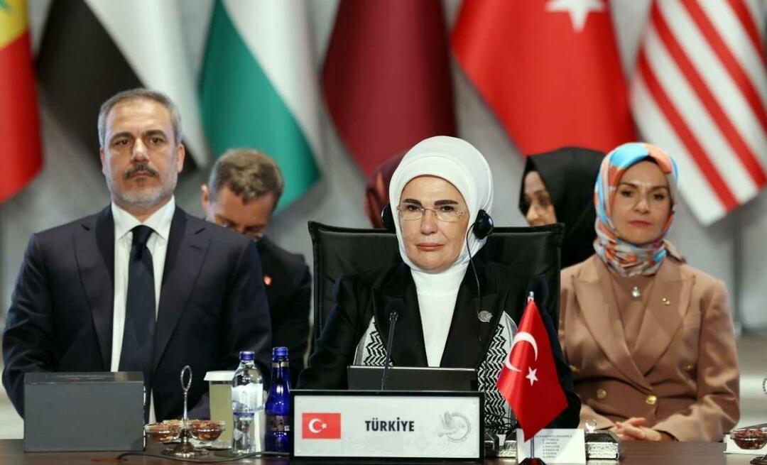 First Lady Erdoğan machte mit ihrem Beitrag zum Weltkinderrechtstag auf palästinensische Kinder aufmerksam!