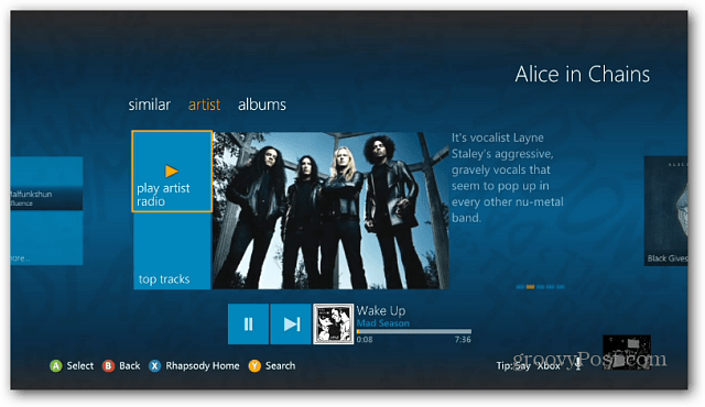 Xbox Live erhält Rhapsody Music App für 360 Console