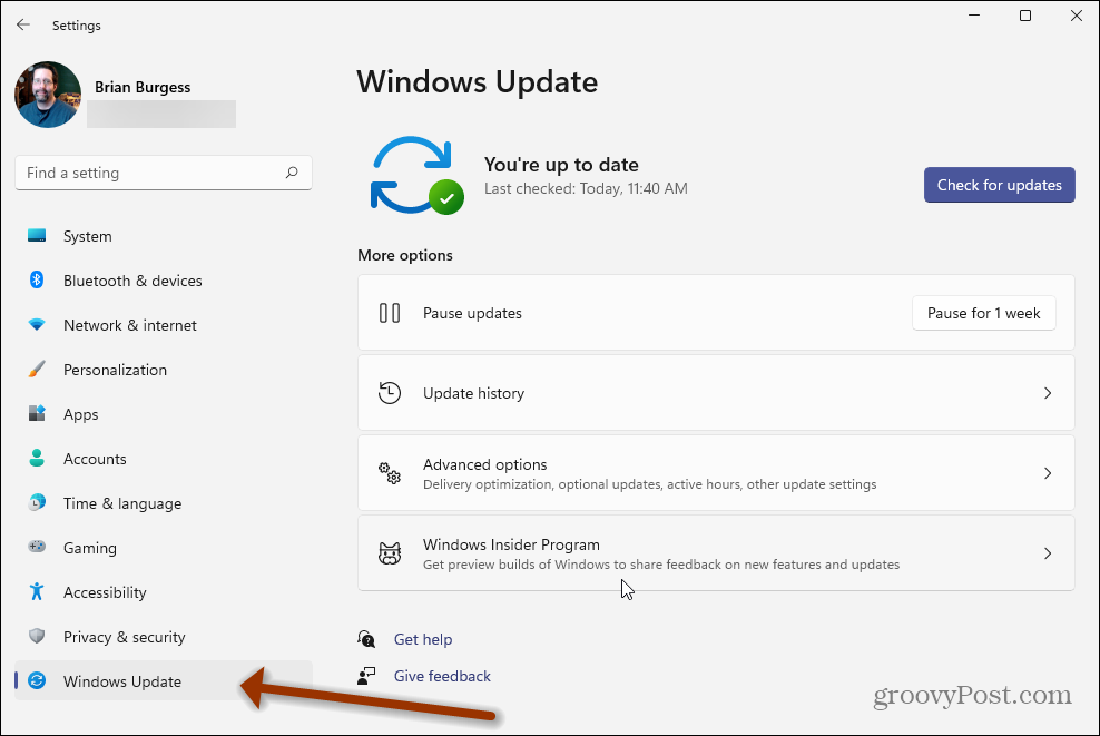 Einstellungen Windows 11 Windows Update