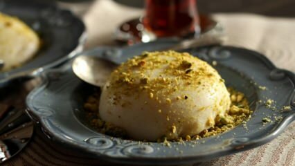 Wie macht man Grieß Vanillepudding Dessert?