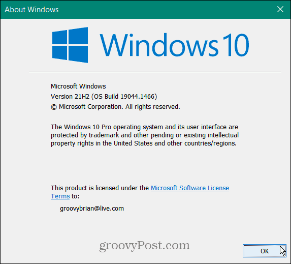 Windows 10 Version_Blockieren Sie das Windows 11-Upgrade