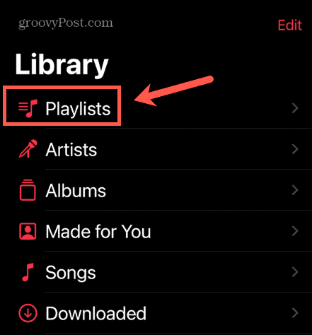 Apple-Musik-Playlists