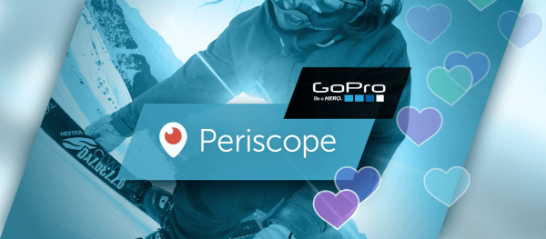 Periskop-Sendung mit Gopro-Kamera