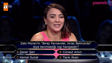 Sabriye Şengül hat Spuren hinterlassen, wer Millionär werden will