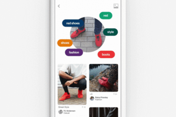Das neue visuelle Entdeckungstool von Pinterest, Lens, verwendet die Kamera Ihres Telefons, um ein Foto eines Objekts aufzunehmen und Pinterest nach verwandten Elementen zu durchsuchen, die Sie interessieren könnten. 