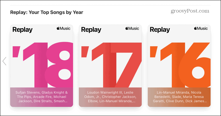 Apple Music ältere Playlists