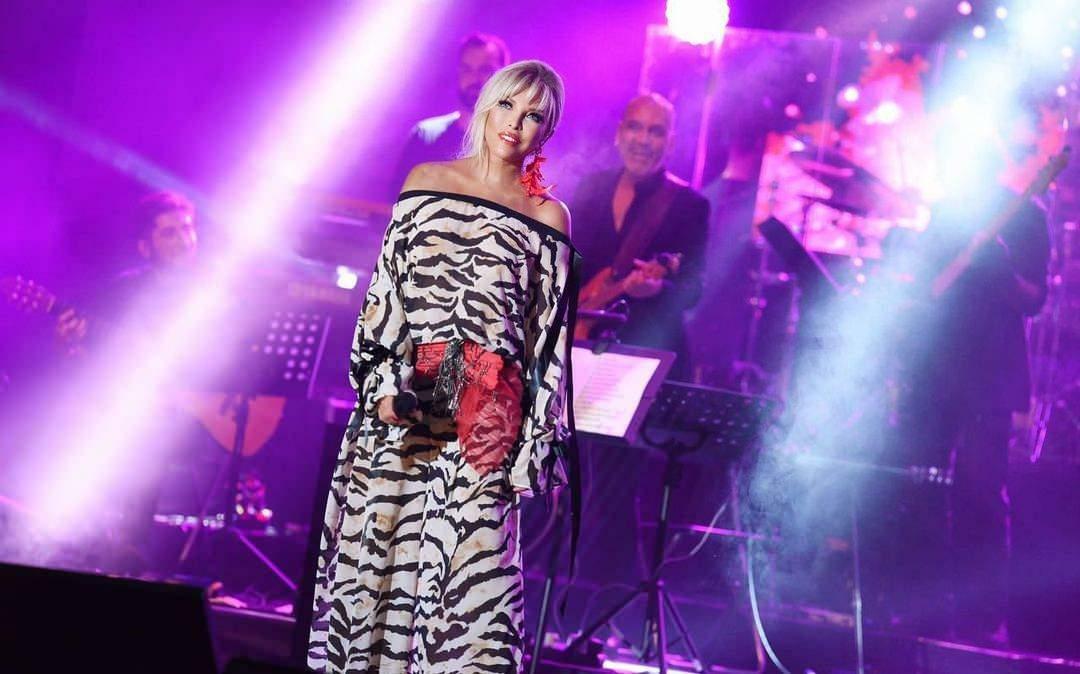 Aus dem Konzert von Ajda Pekkan in Antalya