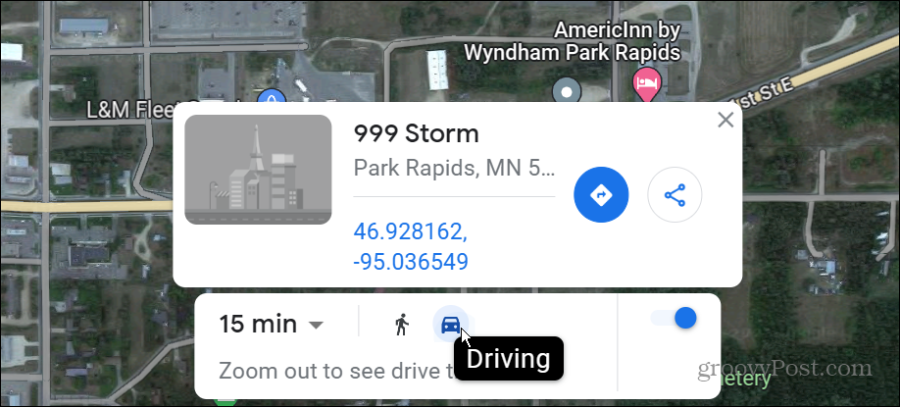 Setzen Sie den zweiten Pin auf Google Maps