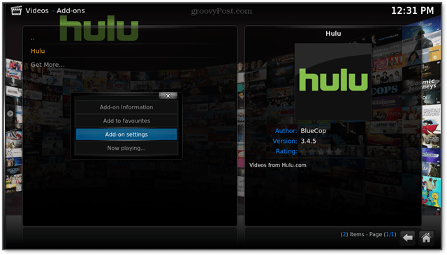 Hulu auf der Raspi