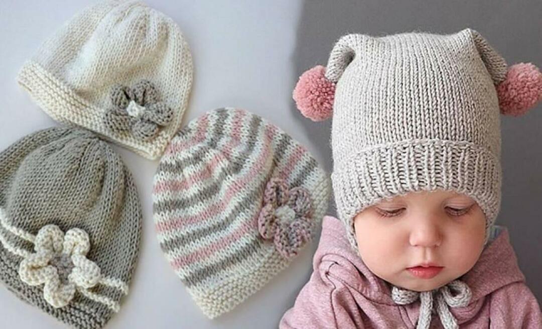 Wie macht man die schönste Baby-Strickmütze? Die stilvollsten und einfachsten gestrickten Baskenmützenmodelle 2023