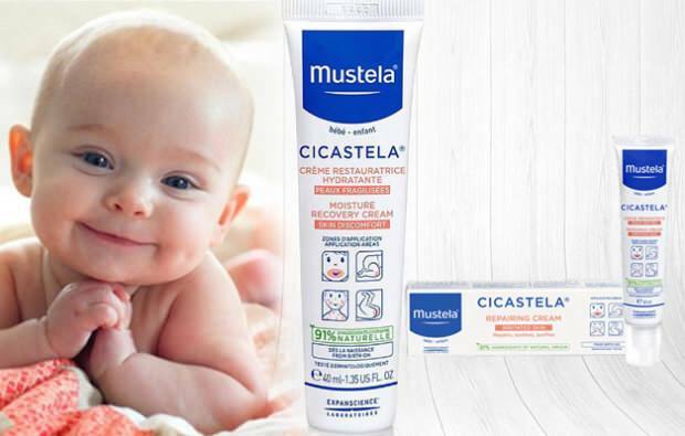 Wie Mustela Cicastela Pflegecreme verwenden?