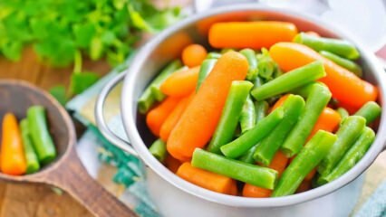 Wie werden Gemüse und Fleisch gelagert? 