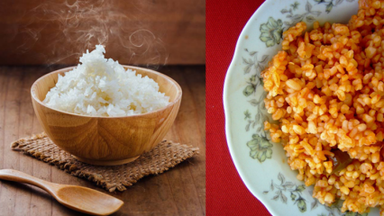 Bulgur oder Reis macht Gewichtszunahme? Was sind die Vorteile von Bulgur und Reis? Reis essen ...