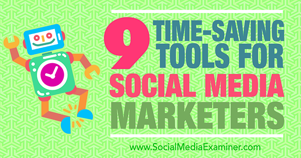 Zeitsparende Social-Media-Marketing-Tools