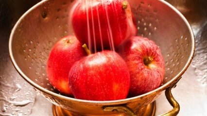 Sollten Äpfel gewaschen und verzehrt werden?