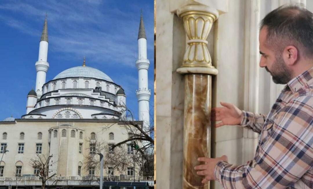 Die Izzet-Pascha-Moschee in Elazig wurde dank ihrer Gleichgewichtssäulen von 3 Erdbeben nicht beeinträchtigt!