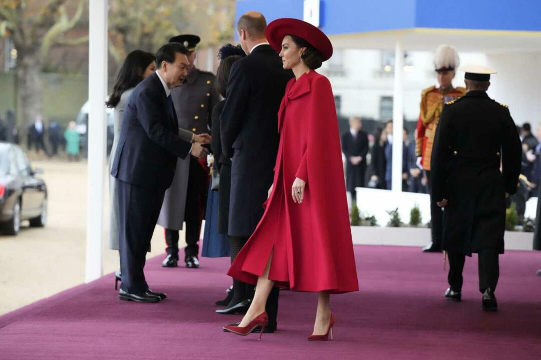 Rotes Kleid von Kate Middleton