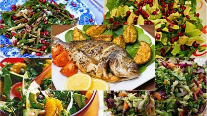 Die einfachsten Salatrezepte, die gut zu Fisch passen! 5 Salatrezepte, die am besten zu Fisch passen