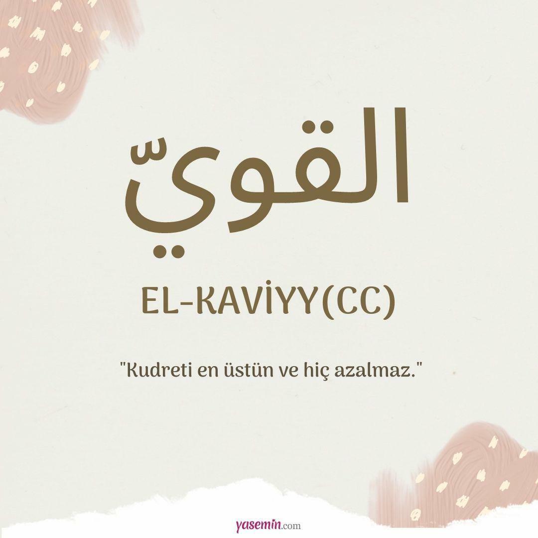 Was bedeutet al-Kaviyy (cc)?