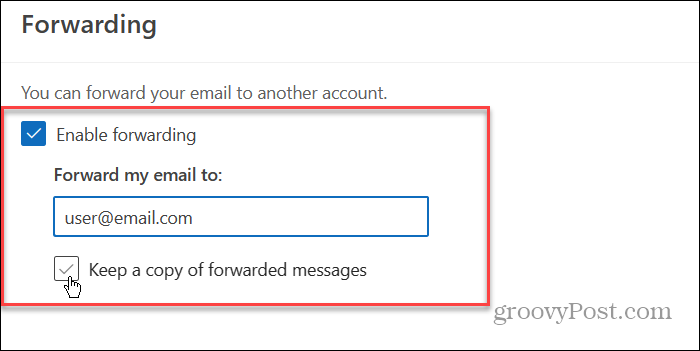 E-Mails automatisch weiterleiten 