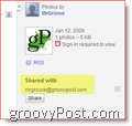 Google Picasa-Einladung E-Mail:: groovyPost.com