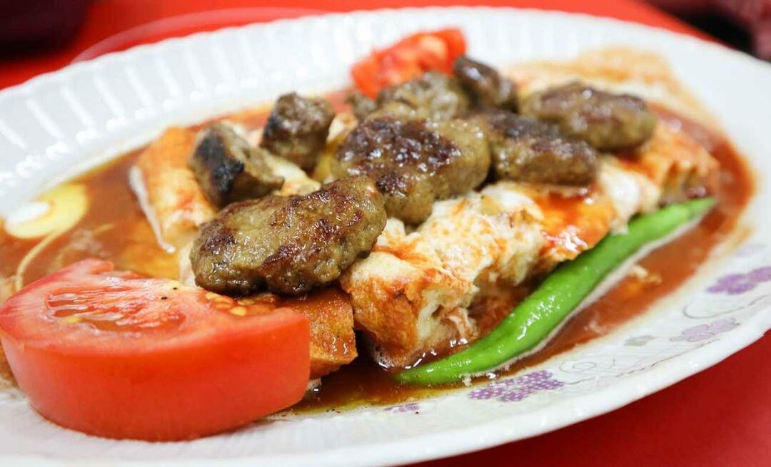 Wie macht man Eskişehir-Balaban-Kebab? Das beste Rezept für bittersüße Fleischbällchen
