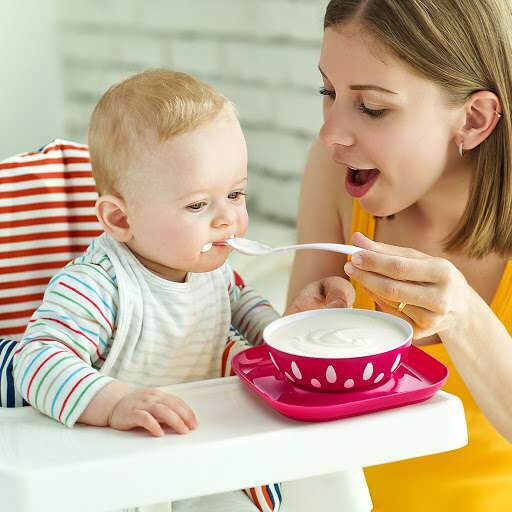 Nahrungsrezept zur Gewichtszunahme bei Säuglingen