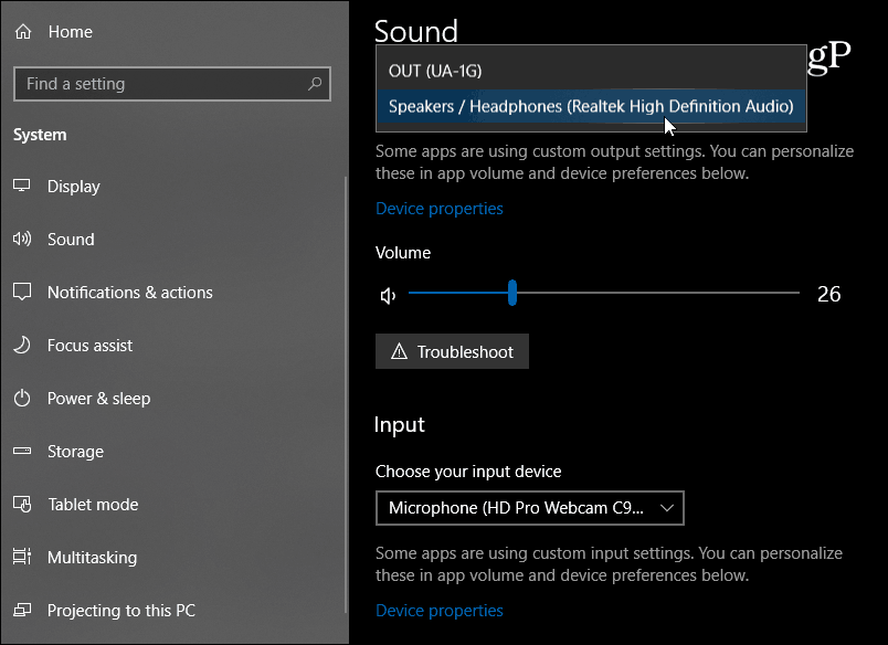 Neue Soundeinstellungen Windows 10