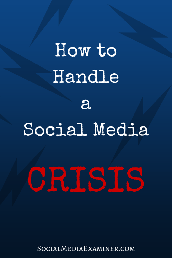 wie man mit einer Social-Media-Krise umgeht