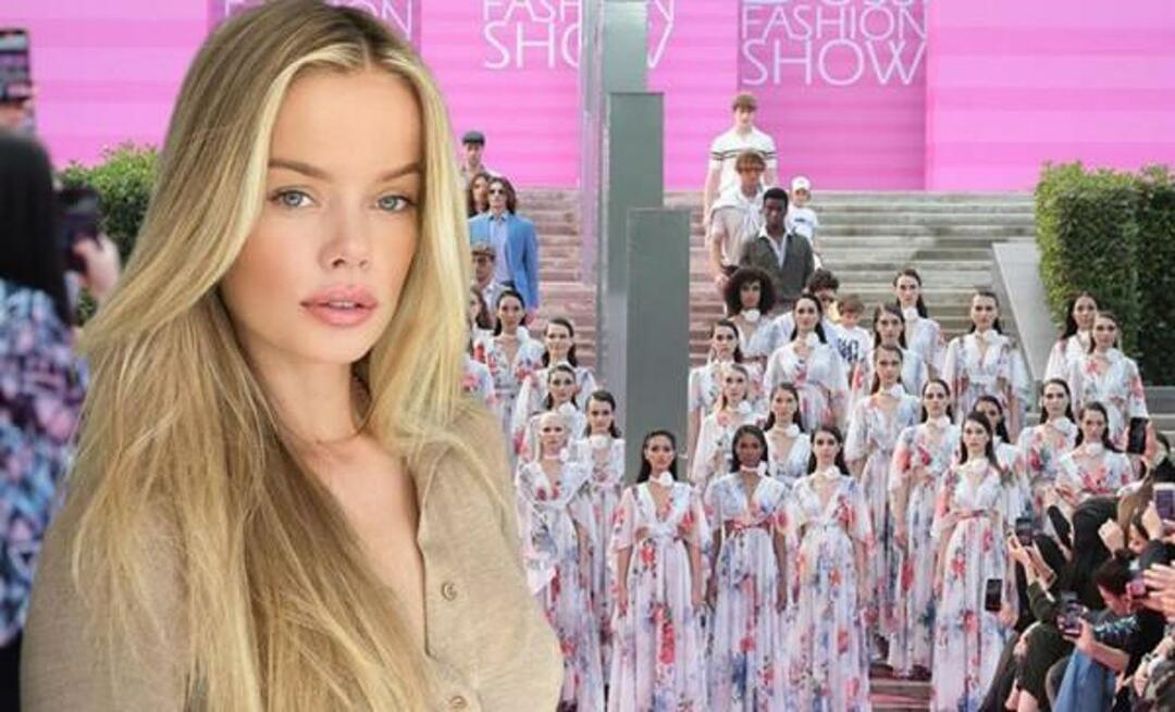 Das weltberühmte Model Frida Aasen, die in Antalya auf dem Podium stehen wird, hat die Tradition nicht gebrochen! „Hallo Türkiye“