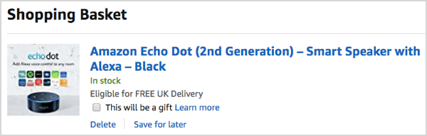 Amazon Echo Dot war ein Verkaufsschlager für Weihnachten 2017.
