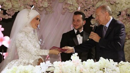 Präsident Erdogan war Zeuge zweier Hochzeiten am selben Tag