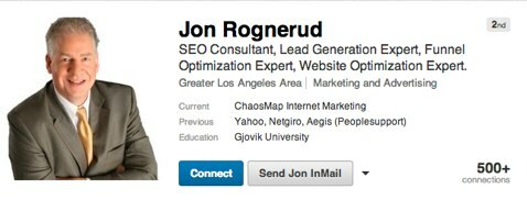 Jon Rognerud Linkedin Profil