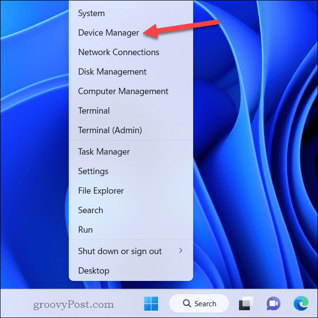 Öffnen Sie den Geräte-Manager in Windows 11