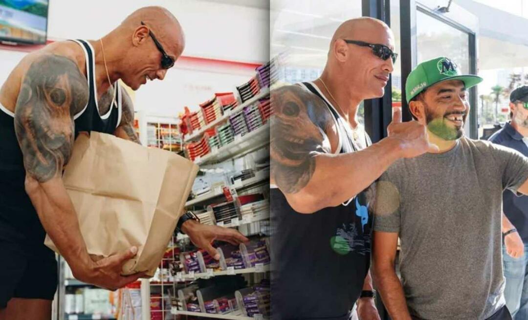 Er betrat den Laden, in dem er vor Jahren geklaut hatte, jetzt als Star! Dwayne Johnson im Lebensmittelgeschäft...