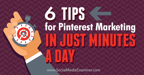 pinterest marketing in minuten