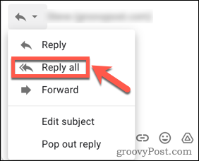 Allen Gmail-Empfängern antworten