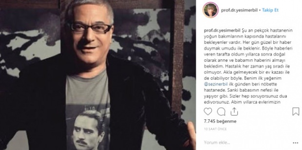 Es gibt Neuigkeiten von Mehmet Ali Erbil, der seit 2 Monaten auf der Intensivstation ist!